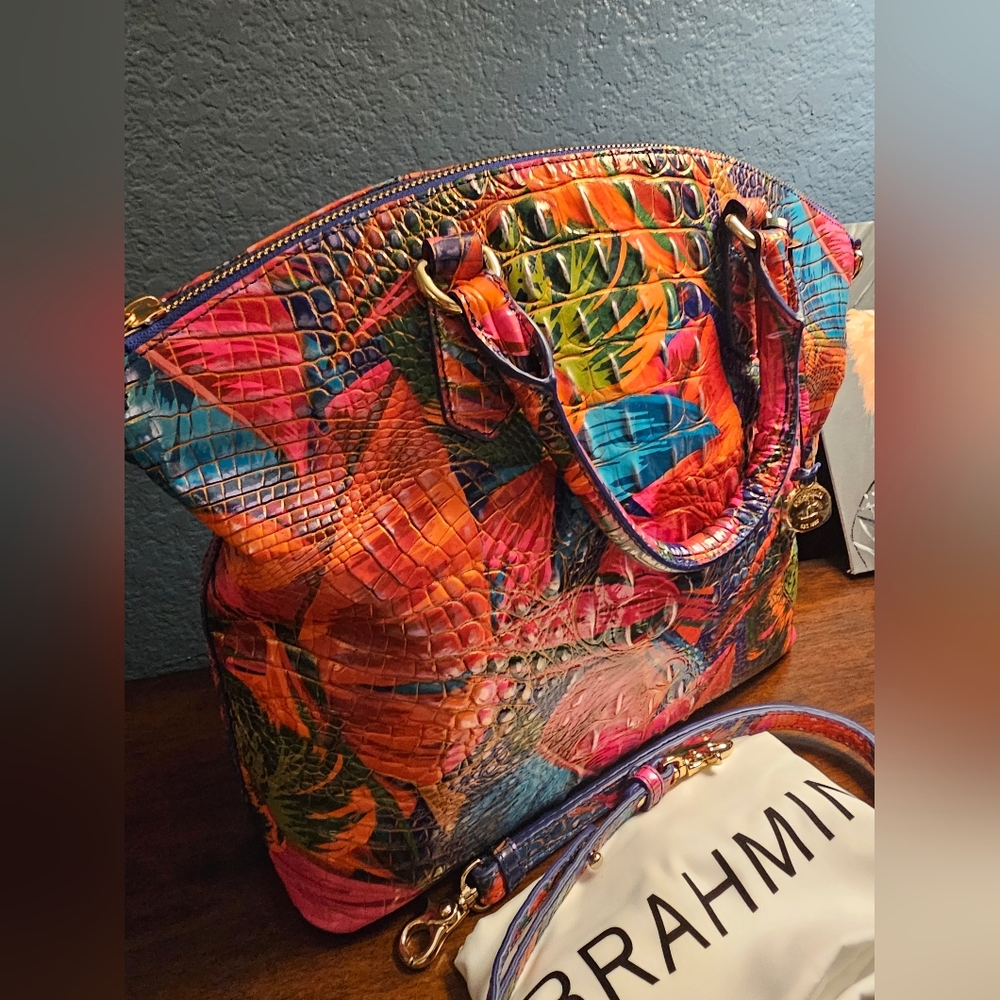 Brahmin Lush Large Duxbury - Picture 2 of 12
